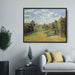 Berneval Meadows, Morning by Camille Pissarro - Canvas Artwork