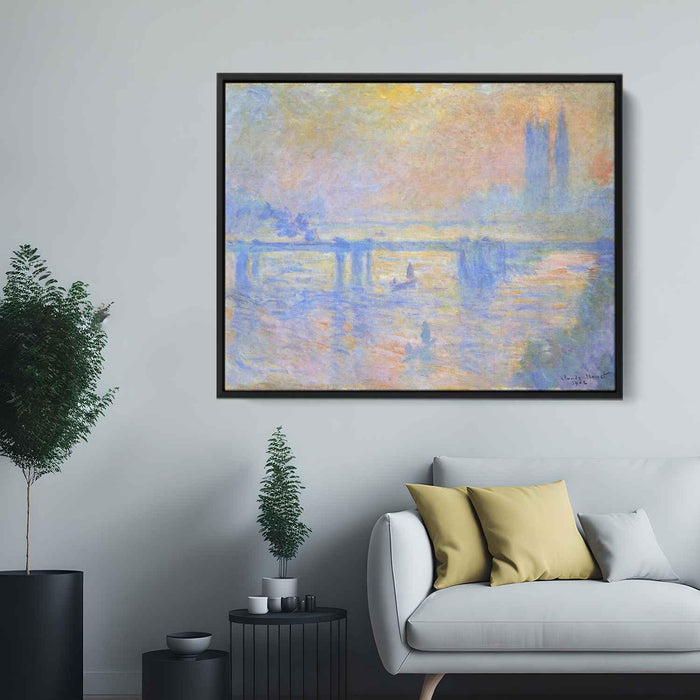 Charing Cross Bridge (1902) by Claude Monet - Canvas Artwork