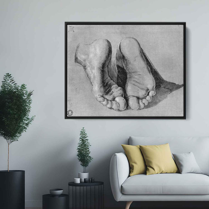 Feet of an apostle by Albrecht Durer - Canvas Artwork