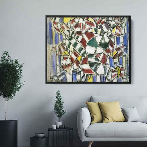 Geometric standards (1913) by Fernand Leger - Canvas Artwork