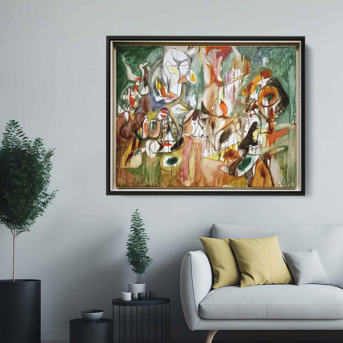 One Year the Milkweed (1944) by Arshile Gorky - Canvas Artwork