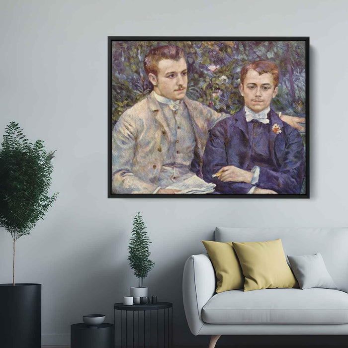 Portrait of Charles and Georges Durand Ruel (1882) by Pierre-Auguste Renoir - Canvas Artwork