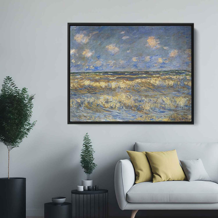 Rough Sea (1881) by Claude Monet - Canvas Artwork