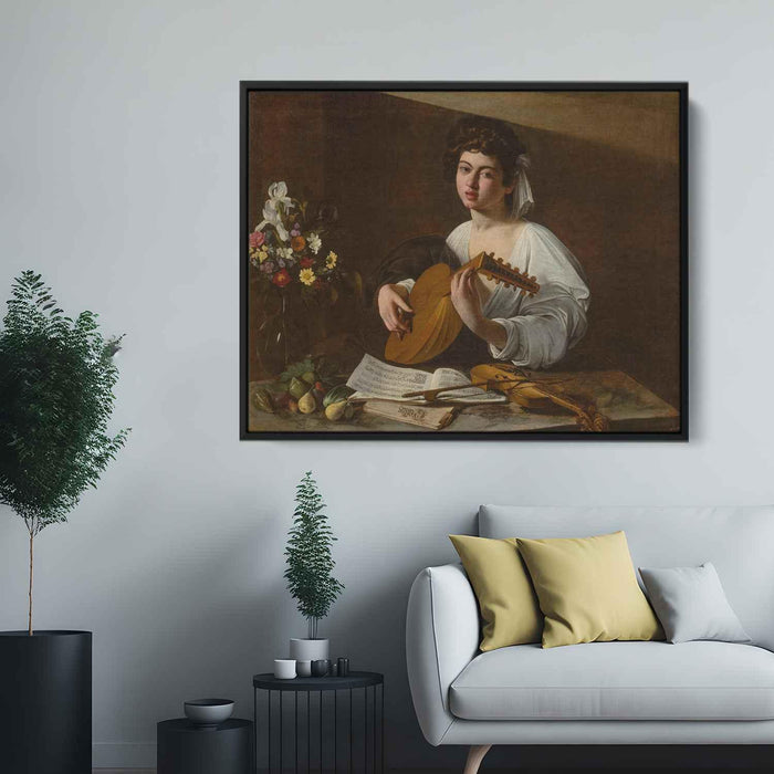 The Lute Player (1596) by Caravaggio - Canvas Artwork