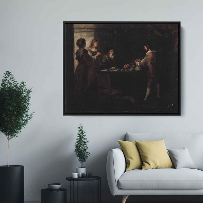 The Prodigal Son Receives His Rightful Inheritance by Bartolome Esteban Murillo - Canvas Artwork