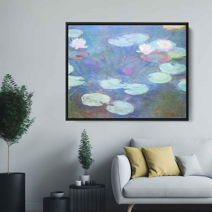 Water Lilies, Pink by Claude Monet - Canvas Artwork
