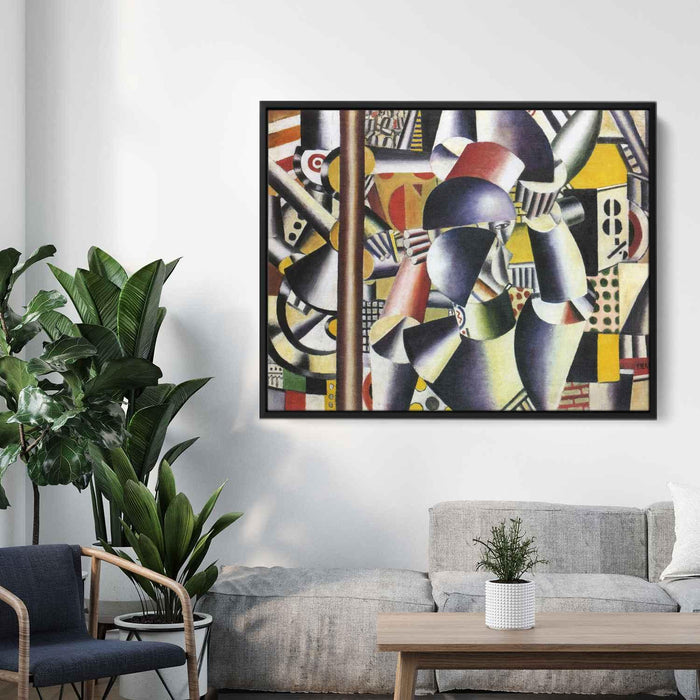 Acrobats in the circus (1918) by Fernand Leger - Canvas Artwork