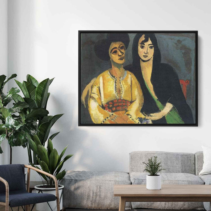 Aicha and Laurette (1917) by Henri Matisse - Canvas Artwork