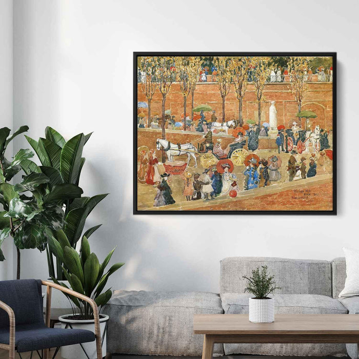Pincian Hill, Rome (also known as Afternoon, Pincian Hill) by Maurice Prendergast - Canvas Artwork