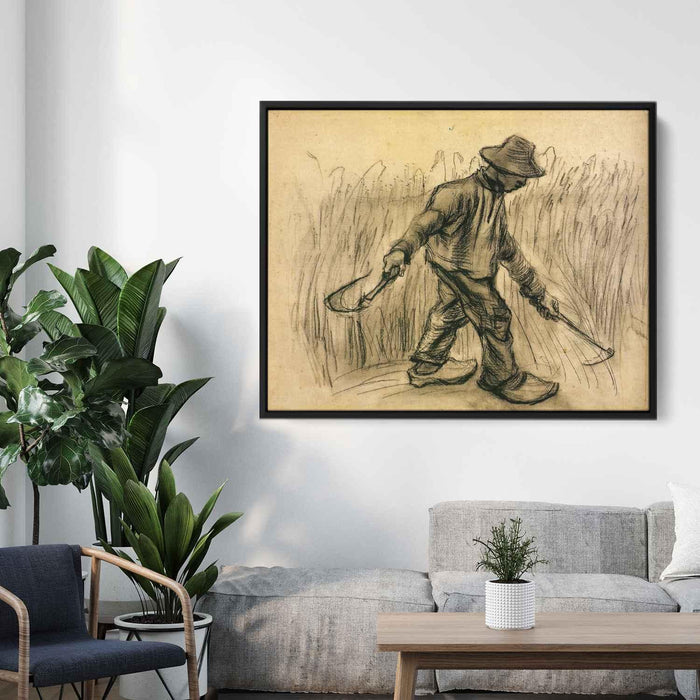 Reaper (1885) by Vincent van Gogh - Canvas Artwork