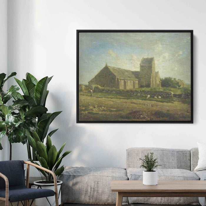 The Church of Greville by Jean-Francois Millet - Canvas Artwork