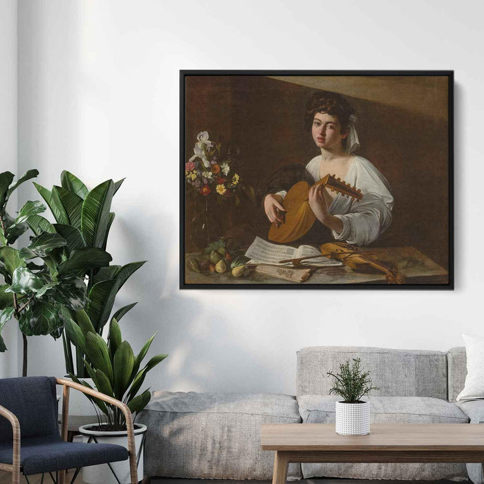 The Lute Player (1596) by Caravaggio - Canvas Artwork