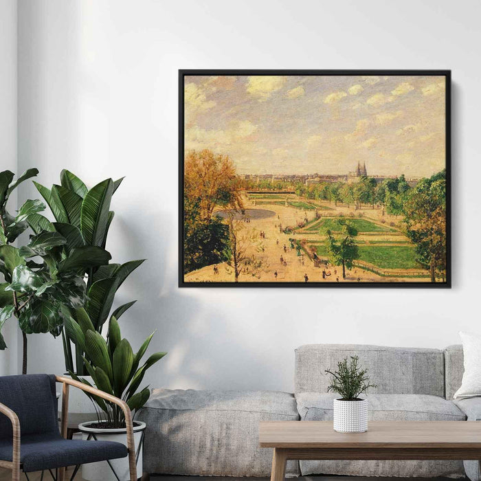 The Tuilleries Gardens Morning, Spring, Sun by Camille Pissarro - Canvas Artwork