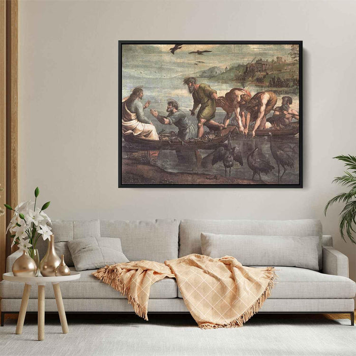 Miraculous Draught of Fishes (1500) by Raphael - Canvas Artwork