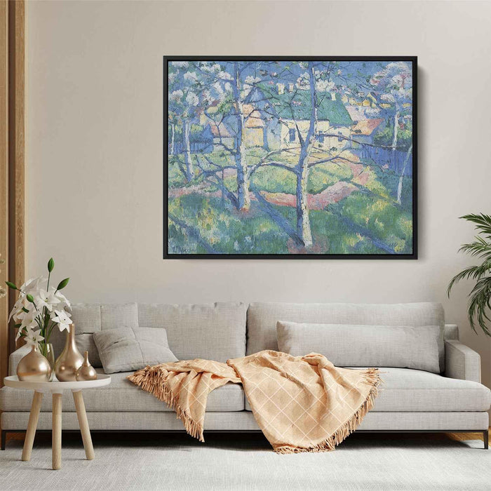 Apple Trees in Blossom by Kazimir Malevich - Canvas Artwork