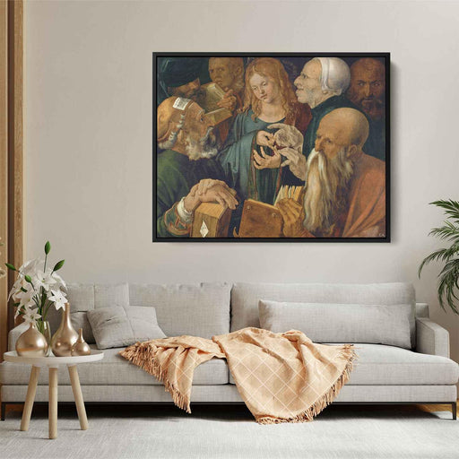 Christ among the Doctors (1506) by Albrecht Durer - Canvas Artwork