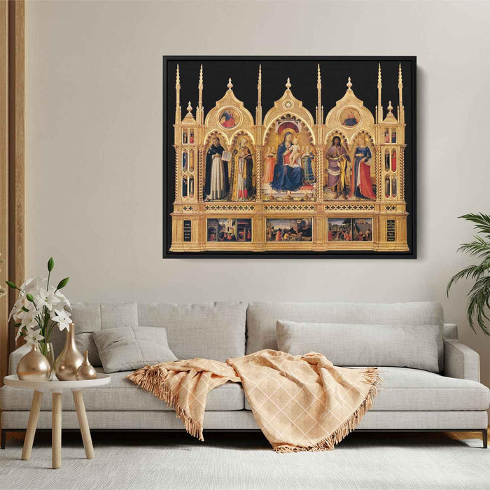 Perugia Altarpiece (1448) by Fra Angelico - Canvas Artwork