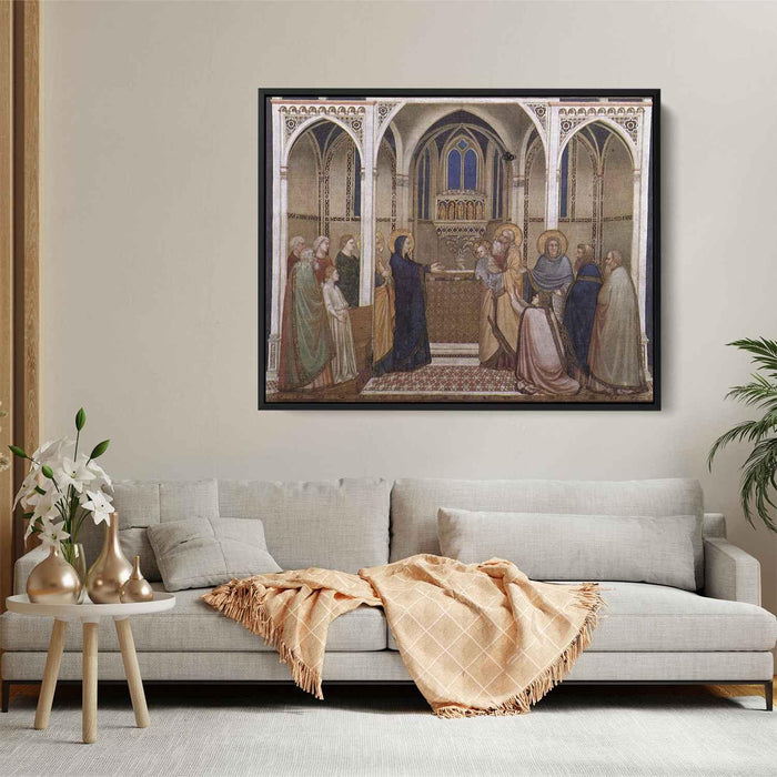 Presentation of Christ in the Temple (1320) by Giotto - Canvas Artwork