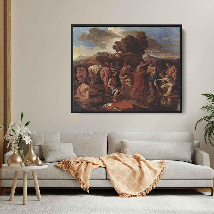 Baptism (1642) by Nicolas Poussin - Canvas Artwork