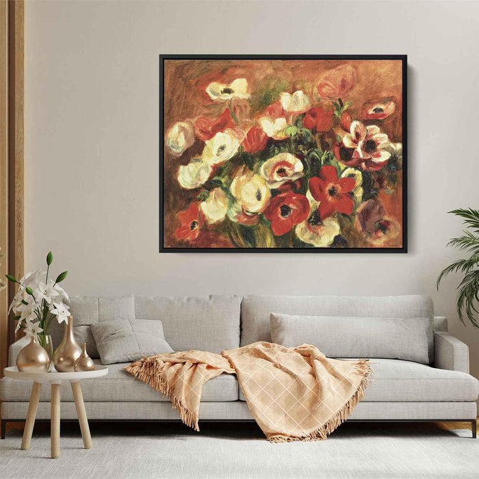 Spray of Anemones by Pierre-Auguste Renoir - Canvas Artwork