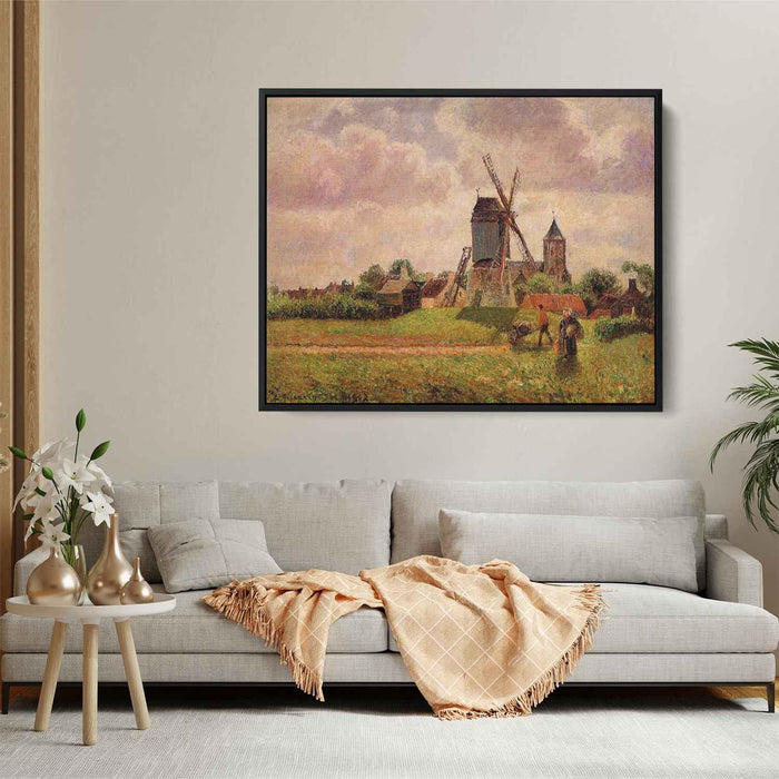 The Knocke Windmill, Belgium by Camille Pissarro - Canvas Artwork