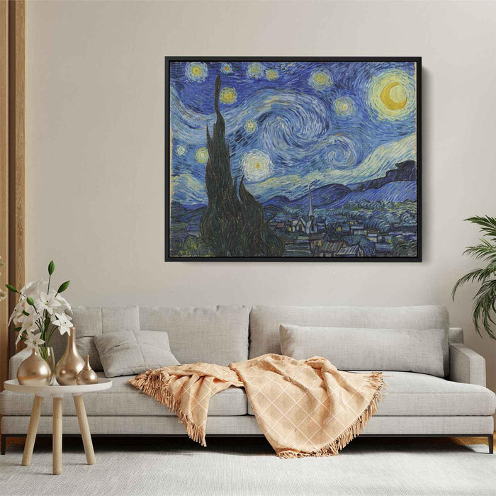 The Starry Night (1889) by Vincent van Gogh - Canvas Artwork