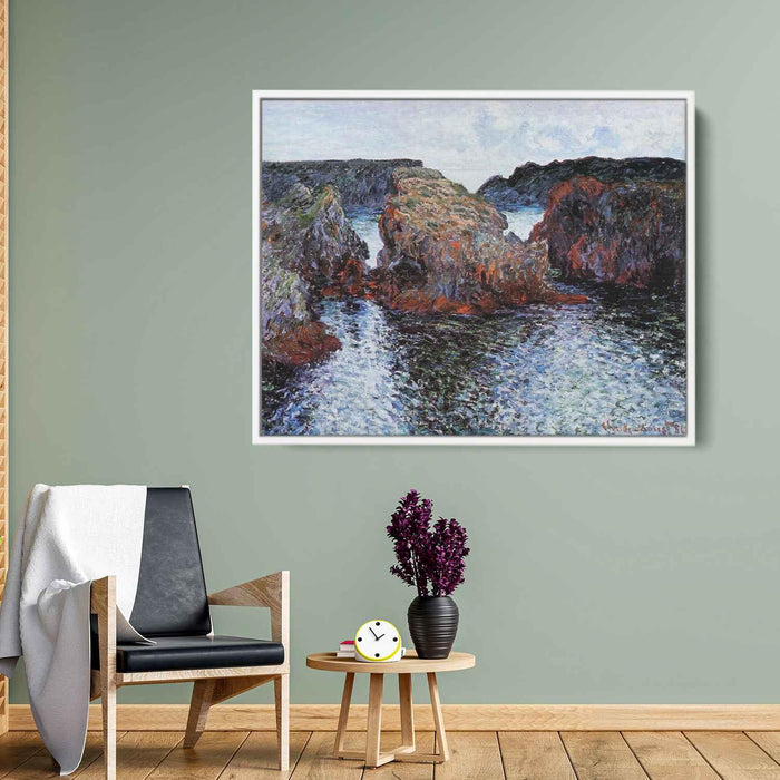 Belle-Ile, Rocks at Port-Goulphar by Claude Monet - Canvas Artwork