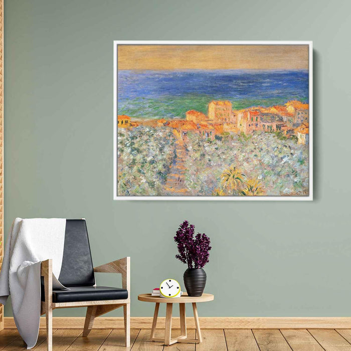 Burgo Marina at Bordighera (1884) by Claude Monet - Canvas Artwork