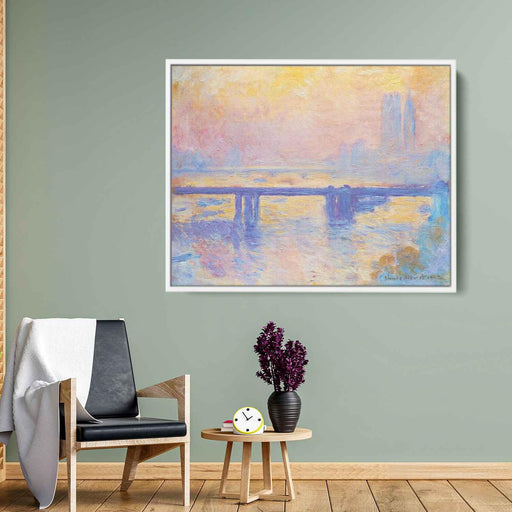 Charing Cross Bridge (1903) by Claude Monet - Canvas Artwork