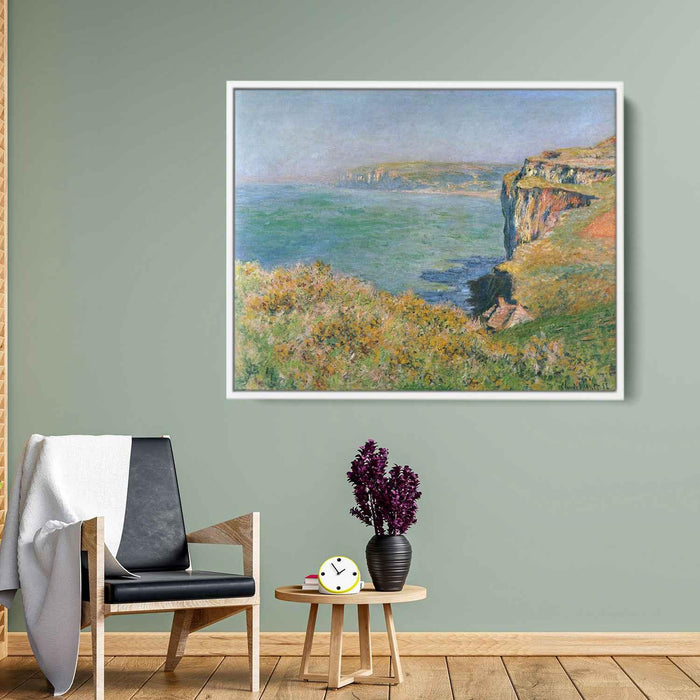 Cliff at Grainval (1882) by Claude Monet - Canvas Artwork