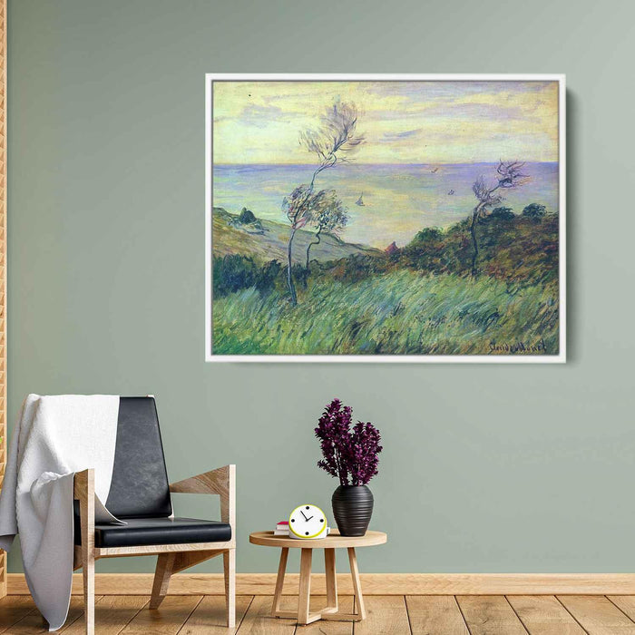 Cliffs of Varengeville, Gust of Wind by Claude Monet - Canvas Artwork