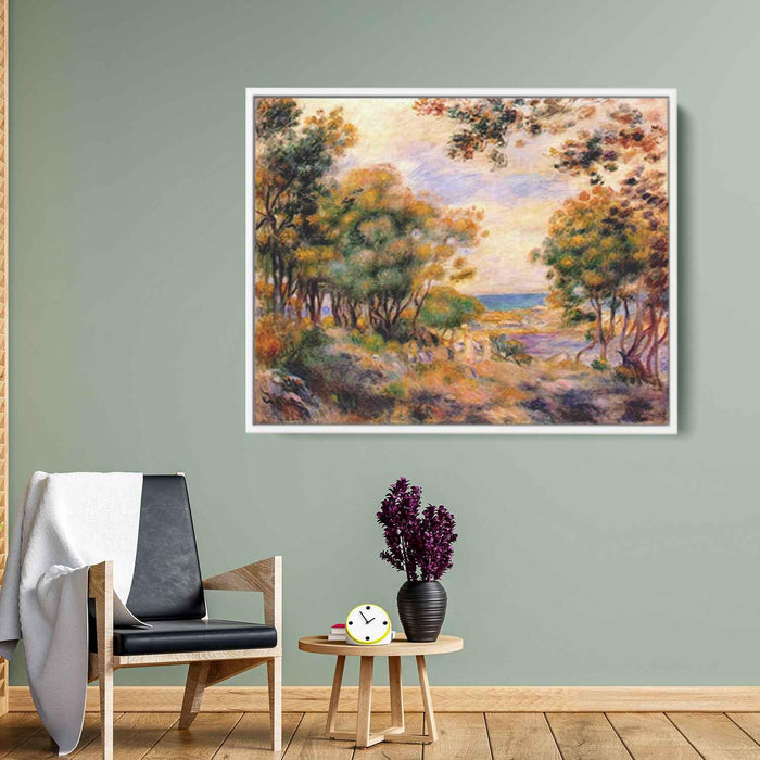 Landscape at Beaulieu (1899) by Pierre-Auguste Renoir - Canvas Artwork