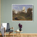 Landscape with a White Tower, Souvenir of Crecy by Camille Corot - Canvas Artwork