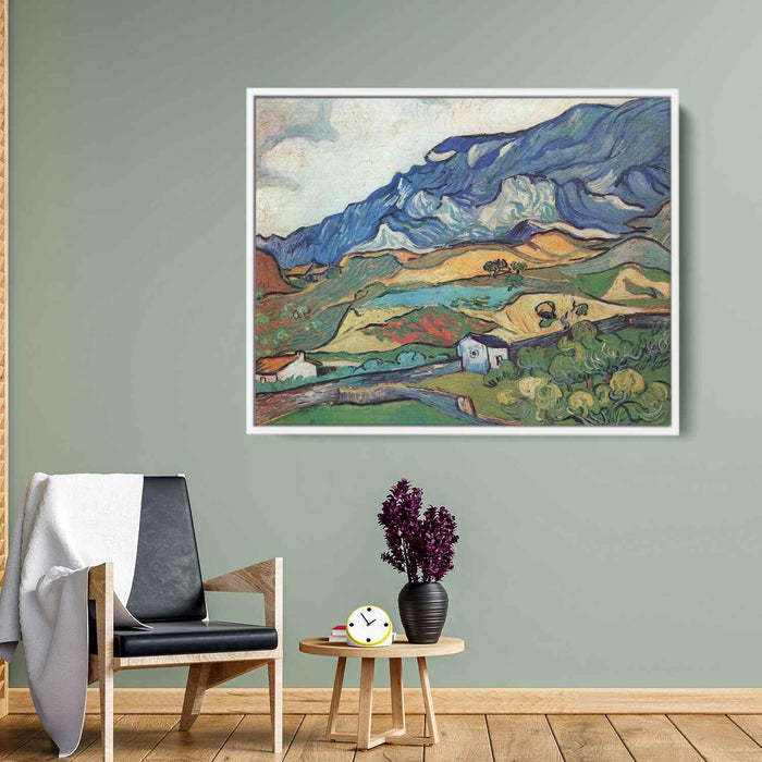 Les Alpilles, Mountain Landscape near South-Reme by Vincent van Gogh - Canvas Artwork