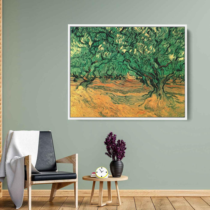 Olive Trees (1889) by Vincent van Gogh - Canvas Artwork