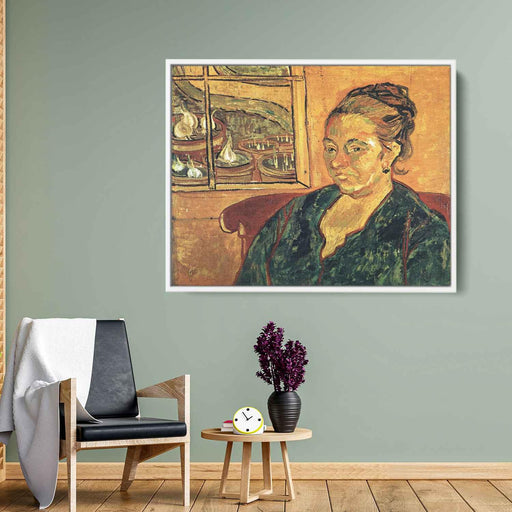 Portrait of Madame Augustine Roulin (1888) by Vincent van Gogh - Canvas Artwork