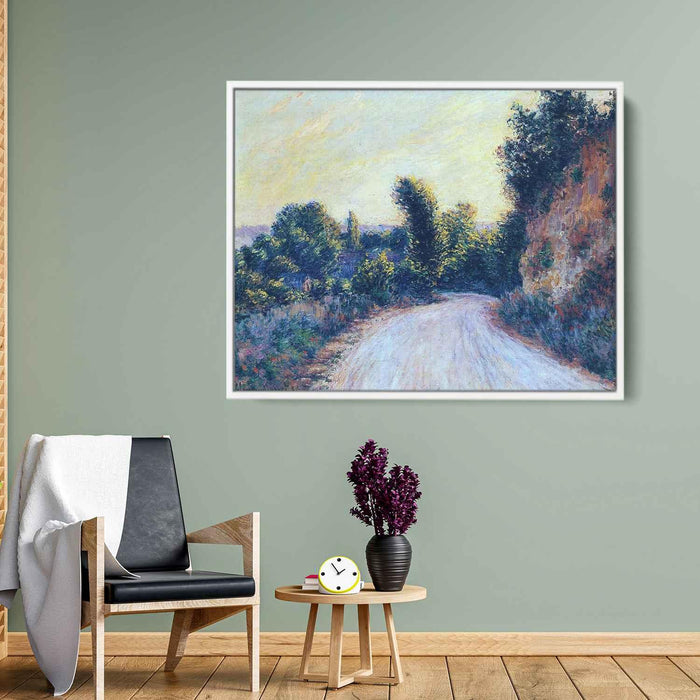 Road near Giverny (1885) by Claude Monet - Canvas Artwork