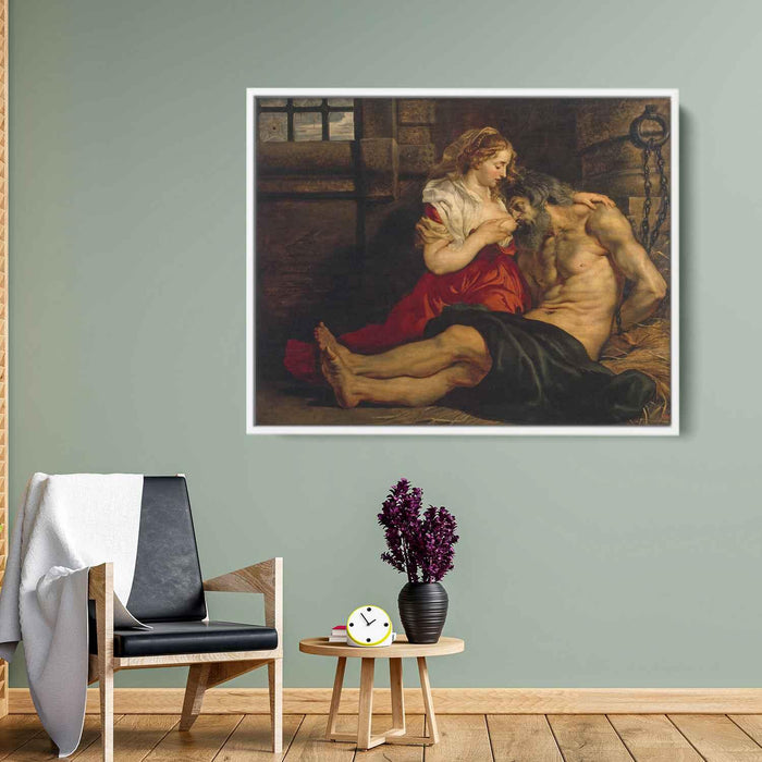 Roman Charity (1612) by Peter Paul Rubens - Canvas Artwork