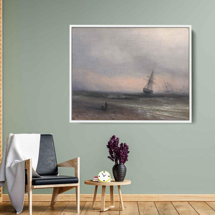 Seascape in Crimea (1866) by Ivan Aivazovsky - Canvas Artwork