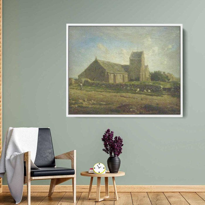 The Church of Greville by Jean-Francois Millet - Canvas Artwork