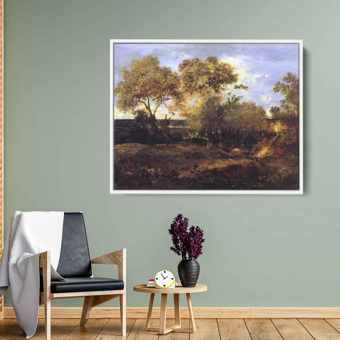 The End of Autumn by Theodore Rousseau - Canvas Artwork