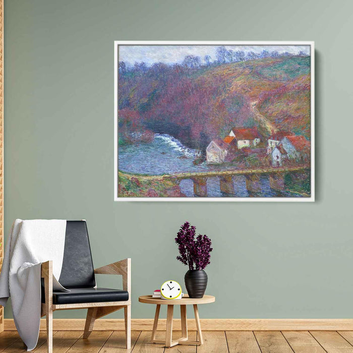 The Grande Creuse by the Bridge at Vervy (1889) by Claude Monet - Canvas Artwork