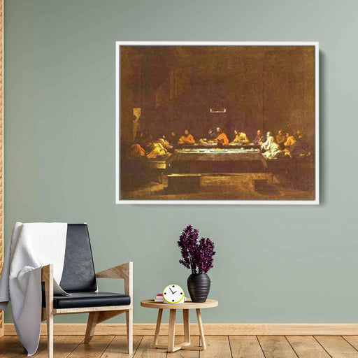 The Last Supper (1649) by Nicolas Poussin - Canvas Artwork