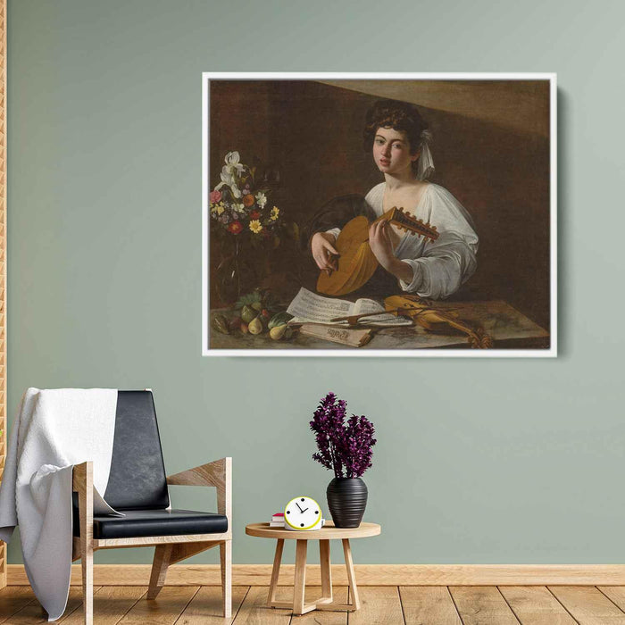 The Lute Player (1596) by Caravaggio - Canvas Artwork