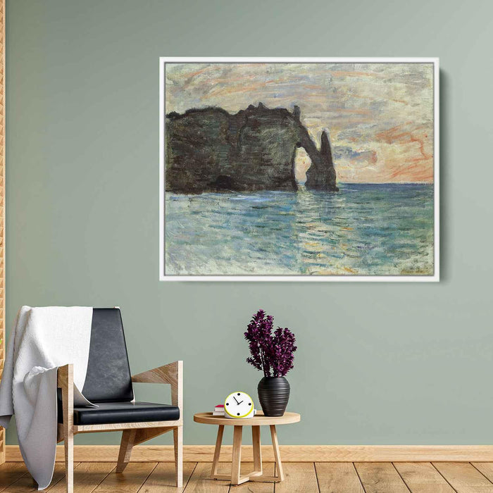 The Manneport, Cliff at Etretat by Claude Monet - Canvas Artwork