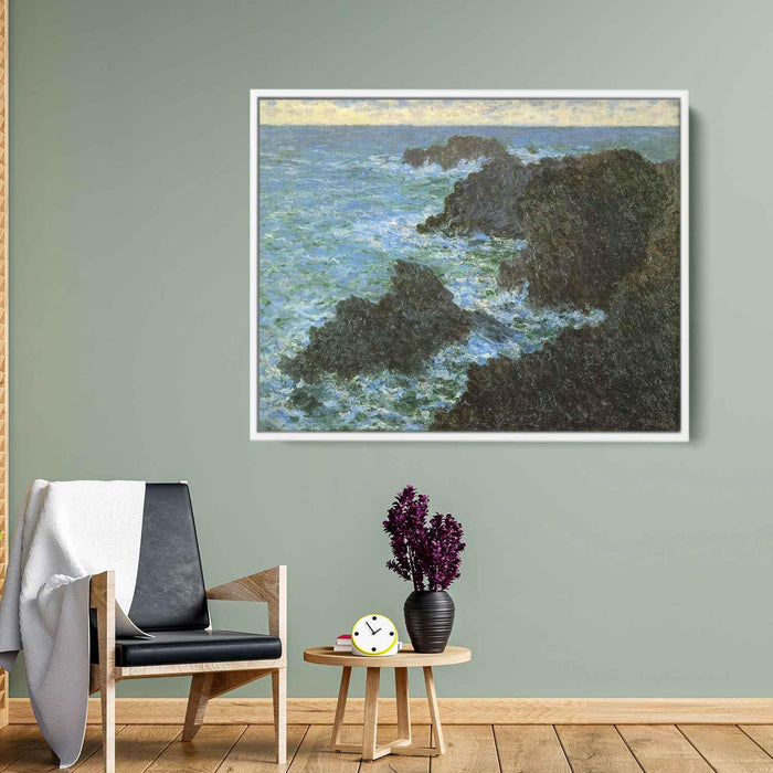 The rocks of Belle-Ile (1886) by Claude Monet - Canvas Artwork