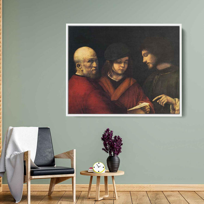 The Three Ages of Man (1501) by Giorgione - Canvas Artwork