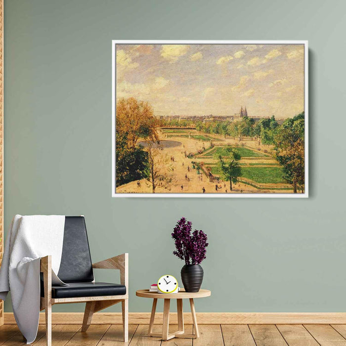 The Tuilleries Gardens Morning, Spring, Sun by Camille Pissarro - Canvas Artwork