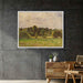 Eragny, Twilight by Camille Pissarro - Canvas Artwork