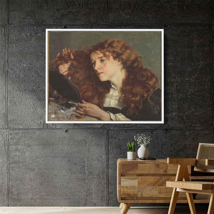 Portrait of Jo, the Beautiful Irish Girl by Gustave Courbet - Canvas Artwork